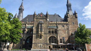 Aachen City Hall in good weather