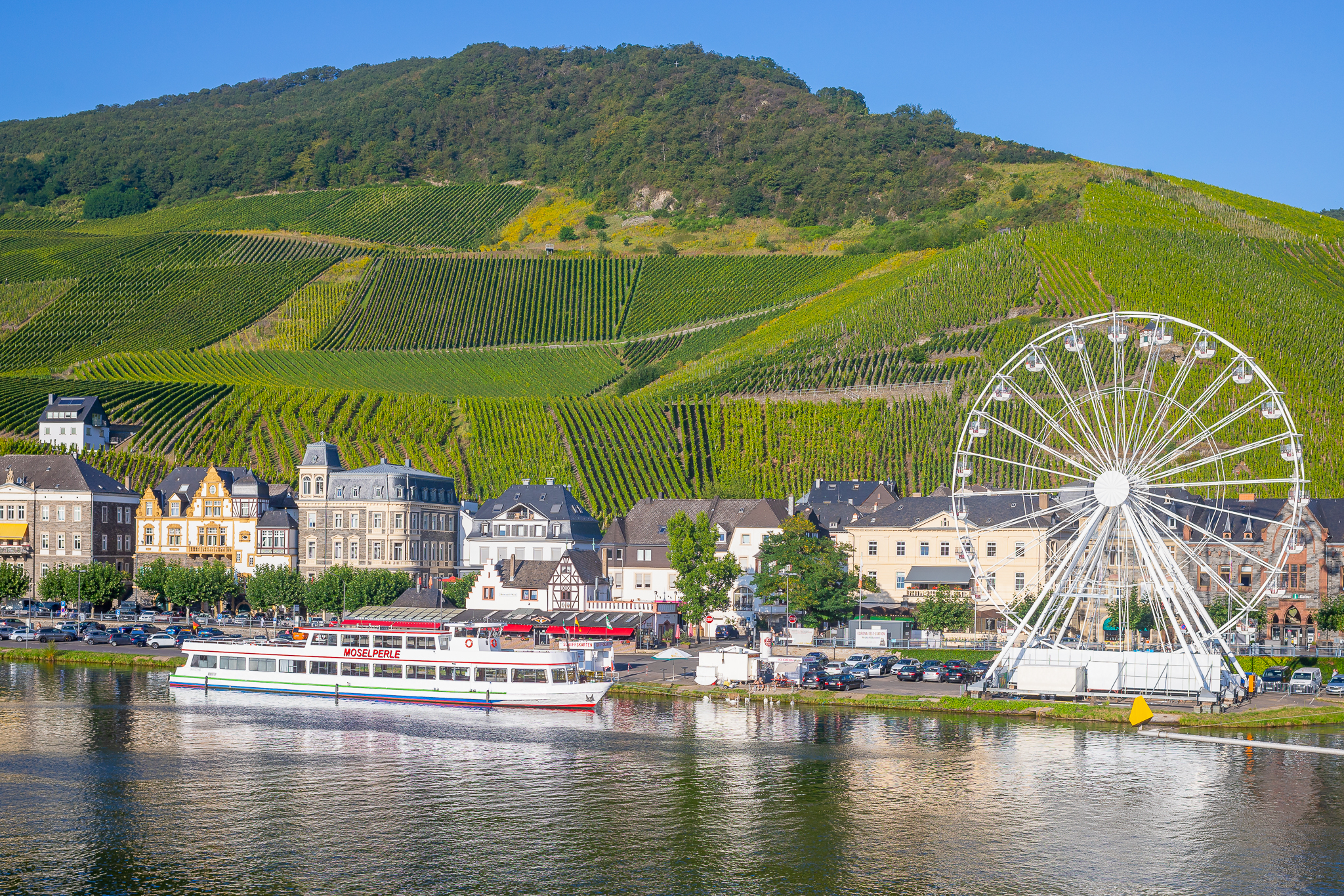 Mosel river with beautiful landscape